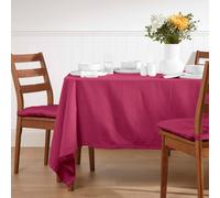 (178 x 300 cm, Plum) Plain Cotton Tablecloth