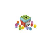 17807 Sensory Bucket, Clemmy Soft Blocks for 6 Months, Building Bricks Washable, Construction Kids, Early Development & Activity Toys, Made in Italy,