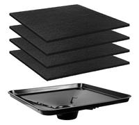 17892 Lisle Transmission Drain Pan and 4 22" Oil Drain Splash Pads 87031 87032 Large Transmission Fluid Pan Oil Drain Pan Suitable for Lisle and Most Transmission Drain Funnel in Car