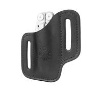 1791 EDC Multitool Sheath, Leather Case Pouch for Belts - Compatible with Full Size Leatherman, Gerber, SOG and Similar Sized Multitools - Canted, Easy Slide, Black
