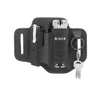 1791 EDC Multitool Sheath, Leather EDC Organizer, Belt Pouch Fits Multitool, Knife, Pen, Keys - Compatible with Heavy Duty Leatherman, Gerber and SOG