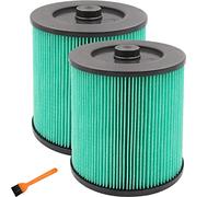 17912 & 9-17912 HEPA Vacuum Filter Compatible with Craftsman, Filter No.9-17912 fits 5, 6,8,9,12,14,16 and 32 gal vacs or larger made after 1988