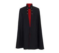 1791's lady Wirt Costume Mantle Men's Vampire Cosplay Cape Cloak for Halloween, Black, M-Ht:(68-69") C:(38-40") W:(32-34")