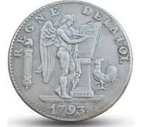 1793 French Silver Coins, France Antique Coin, Napoleonic Ancient Coin Collection, Old Coins for Collectors, Vintage French Empire Gift for Collector