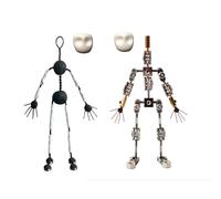 17cm,2PC DIY Stop Motion Armature Kit - Feet Tie Down DIY Metal Puppet Figure Skeletons Easy Assembly for Animation Character Design & Creative Fun