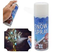 17cm Artificial Xmas Snow Spray, 85ml Each Bottle of Fake Christmas Snow for Xmas Tree, Windows, Crafts, Wreaths Safe and Harmless, Perfect for Creating Winter Feel