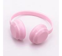 17cm Doll Accessory - Miniature Headphones Acrylic Material, Suitable for Photography and Display | Suitable for 15-18cm Dolls,just Headset (Yellow Earphones（NO Doll)