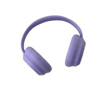 17cm Doll Accessory - Miniature Headphones Acrylic Material, Suitable for Photography and Display | Suitable for 15-18cm Dolls,just Headset (Purple Earphones（NO Doll)
