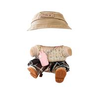 17cm Doll Charms Fashion Outfit Accessories Set Mini Doll Clothes Decorations Kit For Display And Soft Fabric Cute Party Style Ornaments YhD630 (17cm)
