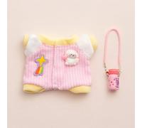 17cm Doll Clothes - Fluffy & Cute Outfits for Designer Dolls | Cozy Plush Dollwear - Pink