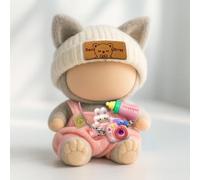 17cm Doll Clothes - Fluffy & Cute Outfits for Designer Dolls | Cozy Plush Dollwear - PinkCam