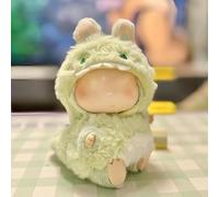 17cm Doll Clothes Set - Cute Outfits for Dolls, Keychain Accessories Faking Animal Style Jumpsuit with Dinosaur and Shark Design (Doll Not Included) (Green-Dinosaur (Doll Not Included))