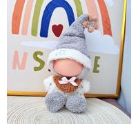 17cm Doll Clothes Set - Cute Outfits for Dolls, Keychain Accessories Faking Animal Style Jumpsuit with Dinosaur and Shark Design (Doll Not Included) (Bib Suit (Doll Not Included))