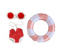 17cm doll Summer Swim Set Swimsuit, Pearl Sunglasses Solve Boring Outfits. Perfect for Beach Play, Photo Props Styling