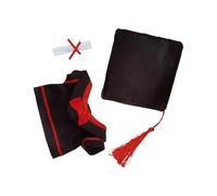 17cm graduate gown set
