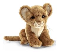 17cm Hansa Lion Cub Brown Plush Soft Cuddly Realistic Stuffed Animal Toy Cute