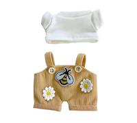 17cm Macaron Doll Charms Fashion Outfit Accessories Set Mini Doll Clothes Decorations Kit For Display And Soft Fabric Cute Party Style Ornaments (Doll Not Included) KfM756 (B, 5cm)