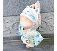 17cm Macaron l-bu Doll Clothes Summer Bed Pajamas Set Bathing Set Outdoor Warm and Lovely Small Home Gifts for Others