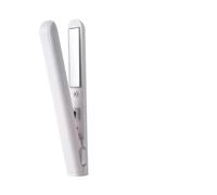 17cm Mini Hair Straightener, 2 in 1 Travel Straighteners Mini, 10w Hair Straighteners, Travel Curling Tongs, Travel Straighteners, Portable Hair Straightener Curling Iron for All Hair Types (White)