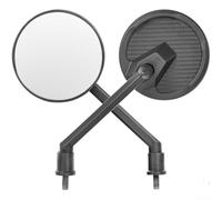 17cm Wide Angle Mirror 2-Pack M8 Thread Standard | Sealed weatherproof build, resists rain and dust, clear visibility, electric scooter compatible, M8 standard