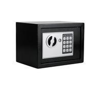 17E All-steel Household Small Into The Wall Electronic Code Coin Box Safe Deposit Box,D-As shown
