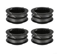 17ft 0.080 Inch Twist String Trimmer Replacement Spool Compatible With For Greenworks And For Snapper Models Plastic Line Head For Garden Grass Cutting 4 Pack