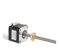 17HS3401S-T8*8 300mm Screw Rod Linear Stepper Motor Nema17 1.3A 28N.CM Z-Motor Trapezoidal Lead Srew for 3D printer(17HS3401S-T8-350MM,Lead 8mm)