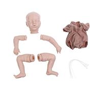 17in Simulated For Doll Mold Set Unpainted Newborn Baby Early Educational Toys Soft For Touch Collectors Birthday Kit Silicone Doll Silicone Butt Already Made Not Painted Dolls
