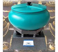 17Inch Vibratory Tumbler Polisher, 12L Stone Polishing Machine, Vibratory Rock Tumbler Bowl Tumbling Polishing Machine, Professional Rock Tumbler Kit, Convenient Operation, for Gemstone, Metal Jewelry