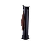 17L Floor Standing Grounds Bucket Espresso Dump Bin with 25 Garbage Bags and Towel for Coffee Shop Milk Tea Shop Bar