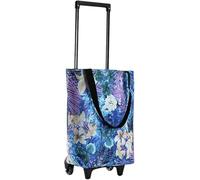 17L Mobile Tool Trolley with Wheels - Reusable Shopping Bag Trolley for Easy Transport & Storage Ideal for Home Garden & DIY Projects