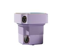 17L Portable Washing Machines,2 in 1 Foldable Mini Washing Machine, Deep Cleaning for Baby Clothes, Underwear or Small Items, Apartment, Dorm, Camping, RV Travel Laundry (purple)