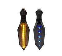 17LED Turn Signals For Motorcycle Light 2835SMD Built Relay Motorcycle Turn Signal Indicators Light Bendable