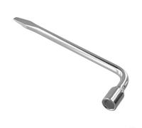 17mm 19mm 21mm Wheel Wrench Socket Spanner for Lug Nuts Bolts Heavy Duty Car Hand Tool with Extended Handle for Tight Fasteners (17mm)