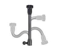 17mm Ball Joint Bend Extension Arm Female to Male Head Adapter Aluminum for Car Air Vent Phone Stand & Map Mount Holder Ball Head Extension Rod Metal Adjustable Angle