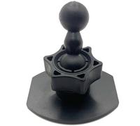 17mm Ball Ring Head Suction Cup Base Motorcycle Car Phone Mount Strong Adhesive Dashboard Adapter Flexible Arm