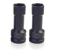 17mm Channel Unistrut Socket 1/2" Drive Impact Socket Thin Walled to fit 41mm Unistrut Twin Pack