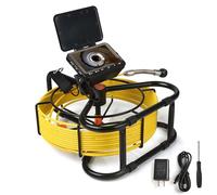 17mm Diameter Sewer Camera, 4.3" Display Screen Pipe Drain Inspection Camera with DVR Function & Snake Cable, Waterproof IP68 Borescope w/6 Adjustable LEDs (99FT/30M)