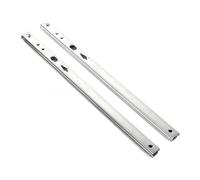 17mm Heavy Duty Ball Bearing Drawer Slides - Full Extension, Erosion Resistant, for Cabinets & Furniture - 1 Pair(342mm)