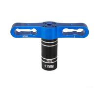 17mm Hexagonal Wheel Hub Adapter for RC Cars - Metal Alloy Conversion Spacer for Off-Road for buggy Truck(blue)