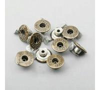 17mm Metal Brass Jeans Buttons Hollow or Flat Shank Button Sewing- Change Waist Size Buttons for Garment Sewing Accseeories-Hollow-17mm-02-20Sets