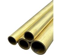 17mm Outer Diameter Round Brass Tube Length: 500mm High-Strength Precision Straight Tube(17 * 1mm)