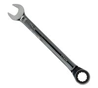 17mm Ratchet Spanner Steel Fixed Head Gear Wrench Open End & Ring (17mm)