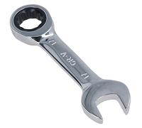 17mm Stubby Ratchet Combination Spanner Metric Wrench 72 Teeth SPN10