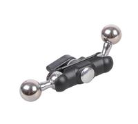 17mm To 17mm Ball Head Joint Base Double Socket Arm Extension Arm Motorcycle Bike Phone Mount Camera Lighting Equipment Live Streaming Gear Adapter
