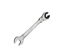 17mm Tubing Ratchet Flex-Head Metric Oil Flexible Double Open End-Wrench Mirror Polish Flare Nut Wrench for Hand Tools