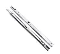 17mm x 310 mm Drawer Runners Slides Heavy Duty Ball Bearing Roller Sliders for Kitchen Furniture Cabinet Desk Drawers, Replacement Accessory - 2 Pieces