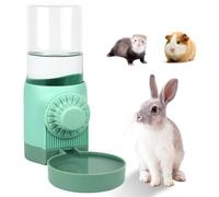 17oz Rabbit Water Bottle for Cage, No Drip Guinea Pig Water Bottle, Hanging Automatic Water Dispenser for Bunny Hamster Puppies Small Animals(Cage Grid Spacing Over 1'')