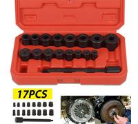 17Pc Clutch Alignment Tool Kit Hand Bearing Transmission Tool Set