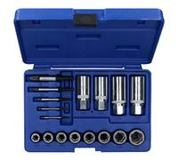17pc Screw Bolt Stud Nut Extractor Remover Set for Rusted Rounded Seized Bolt